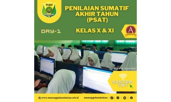 SMA Unggulan Al-Mizan Gelar Penilaian Sumatif Akhir Tahun 2022-2023