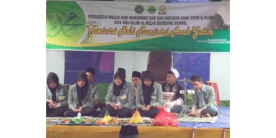 Marawis SMA Islam Al-Mizan dlm Maulid Nabi Muhammad Saw 2014