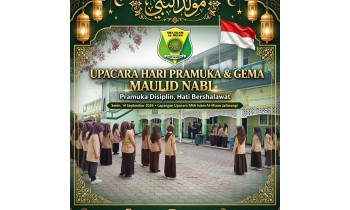 Khikmat & Penuh Makna! Upacara Bendera SMA Islam Al-Mizan Peringati Hari Pramuka & Gema Cinta Rasulullah di Bulan Maulid
